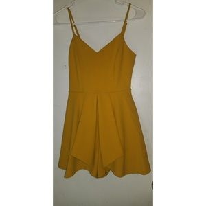 Mustard yellow romper